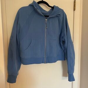 Lululemon Blue Scuba Zip-Up Hoodie M/L